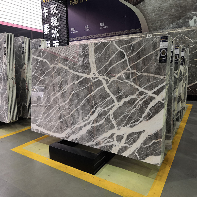 卡索灰大理石 灰色天然大理石背景墻 室內(nèi)客餐廳地磚加工